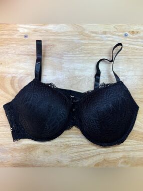 Danskin Black Lace Push-Up Bra
